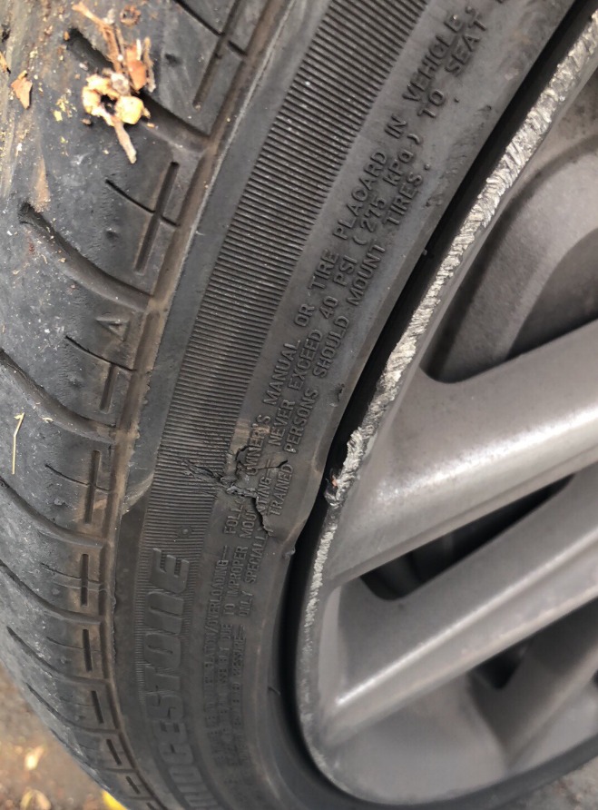 Tyre Protection Plan covers pothole impact damage